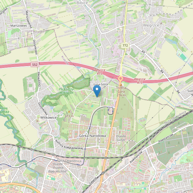 Mapa okolic os. „Wille Panorama”