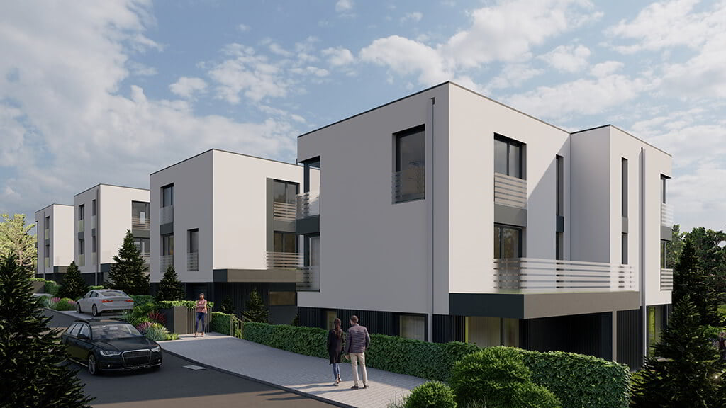 Widok zespołu od strony płd.-wsch.