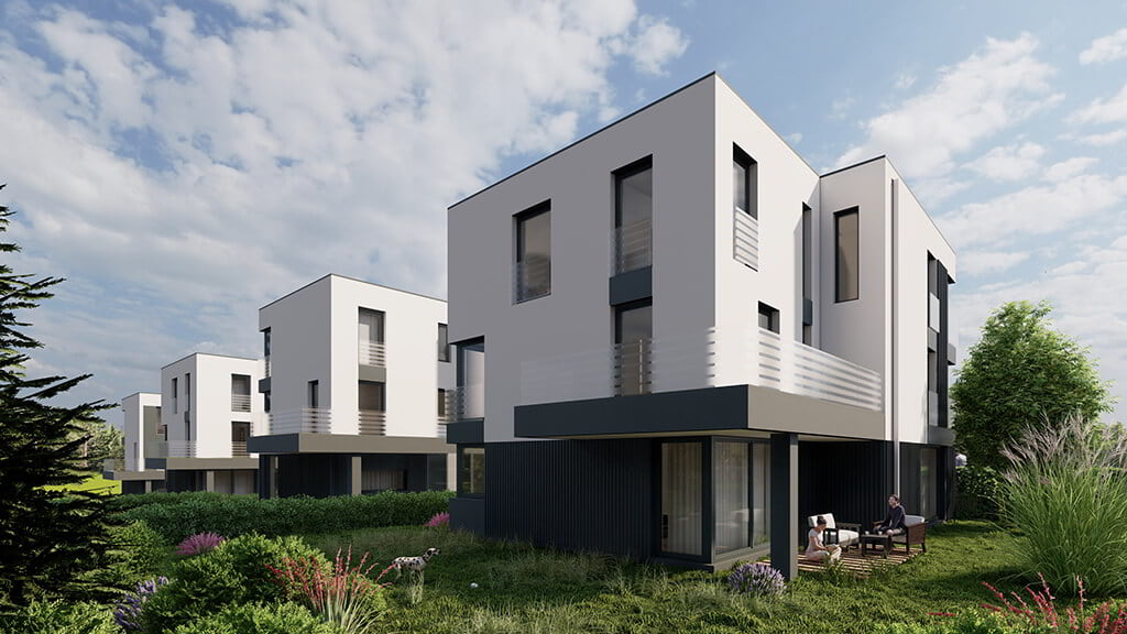 Widok zespołu od strony płn.-zach.